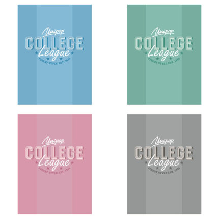 Zeszyt A5 60 kartek krata okładka lakier miejscowy UV soft touch 90 g/m2 COLLEGE PREP