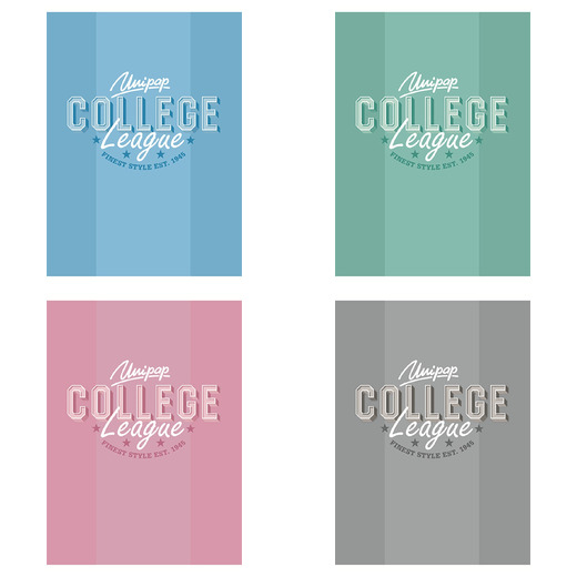 Zeszyt A5 60 kartek krata okładka lakier miejscowy UV soft touch 90 g/m2 COLLEGE PREP Zeszyt A5 60 kartek krata okładka lakier miejscowy UV soft touch 90 g/m2 COLLEGE PREP - obrazek 1