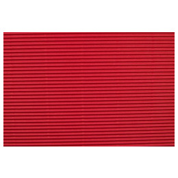 Tektura falista E B2 50x70 10ark Czerwona 734 BAMBINO HOBBY Tektura falista E B2 50x70 10ark Czerwona 734 BAMBINO HOBBY - obrazek 1