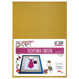 Tektura falista E B4 25x35 10ark Złota/Srebrna BAMBINO HOBBY Tektura falista E B4 25x35 10ark Złota/Srebrna BAMBINO HOBBY - obrazek 1