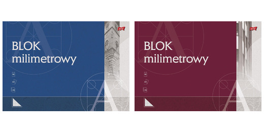 Blok z papieru milimetrowego A4 20 kartek okładka kredowana Blok z papieru milimetrowego A4 20 kartek okładka kredowana - obrazek 1