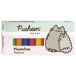 Plastelina 12 kolorów 15 g PUSHEEN Plastelina 12 kolorów 15 g PUSHEEN - obrazek 1