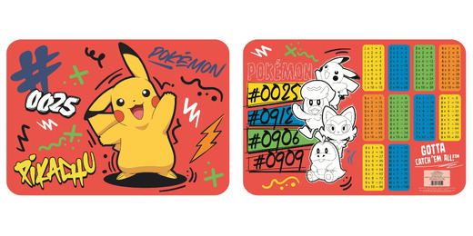 Podkład dwustronny laminowany A3 HOT POKEMON Podkład dwustronny laminowany A3 HOT POKEMON - obrazek 1