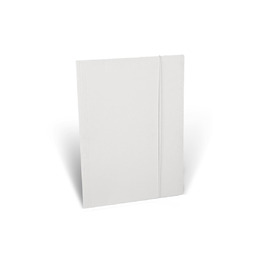 Teczka biurowa z gumką, biała A4 350 g/m2 Teczka biurowa z gumką, biała A4 350 g/m2 - obrazek 1