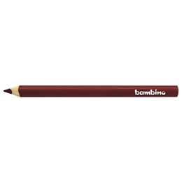 Kredki BAMBINO trójkątne w oprawie drewnianej brązowy 12 sztuk ZWIERZAKI UCZNIAKI Kredki BAMBINO trójkątne w oprawie drewnianej brązowy 12 sztuk ZWIERZAKI UCZNIAKI - obrazek 1