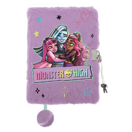 Pamiętnik z kłódką "włochacz" A5 96 kartek MONSTER HIGH Pamiętnik z kłódką "włochacz" A5 96 kartek MONSTER HIGH - obrazek 1