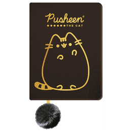 Notatnik pluszowy A5 96 kartek PUSHEEN GOLD Notatnik pluszowy A5 96 kartek PUSHEEN GOLD - obrazek 1
