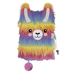 PAMIĘTNIK Z KŁÓDKĄ 3D WŁOCHACZ A5 96K MY LITTLE FRIEND RAINBOW ALPACA mkmn PAMIĘTNIK Z KŁÓDKĄ 3D WŁOCHACZ A5 96K MY LITTLE FRIEND RAINBOW ALPACA mkmn - obrazek 1