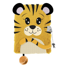PAMIĘTNIK Z KŁÓDKĄ 3D WŁOCHACZ A5 96K MY LITTLE FRIEND TIGER mkmn PAMIĘTNIK Z KŁÓDKĄ 3D WŁOCHACZ A5 96K MY LITTLE FRIEND TIGER mkmn - obrazek 1