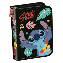 Piórnik dwuklapkowy bez wyposażenia STITCH BLACK ALOHA Piórnik dwuklapkowy bez wyposażenia STITCH BLACK ALOHA - obrazek 1