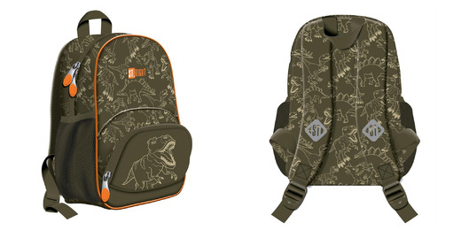 PLECAK MINI 1-KOMOROWY STRIGHT BP-70 T-REX JUNIOR mkmn PLECAK MINI 1-KOMOROWY STRIGHT BP-70 T-REX JUNIOR mkmn - obrazek 1