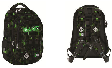 Plecak 3 komorowy 17" BP77 GREEN GAME