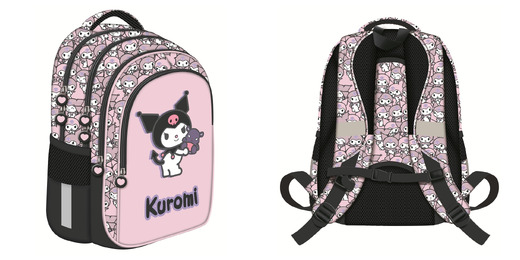 Plecak plecak 4 komorowy 16" BPL58 KUROMI PINK Plecak plecak 4 komorowy 16" BPL58 KUROMI PINK - obrazek 1