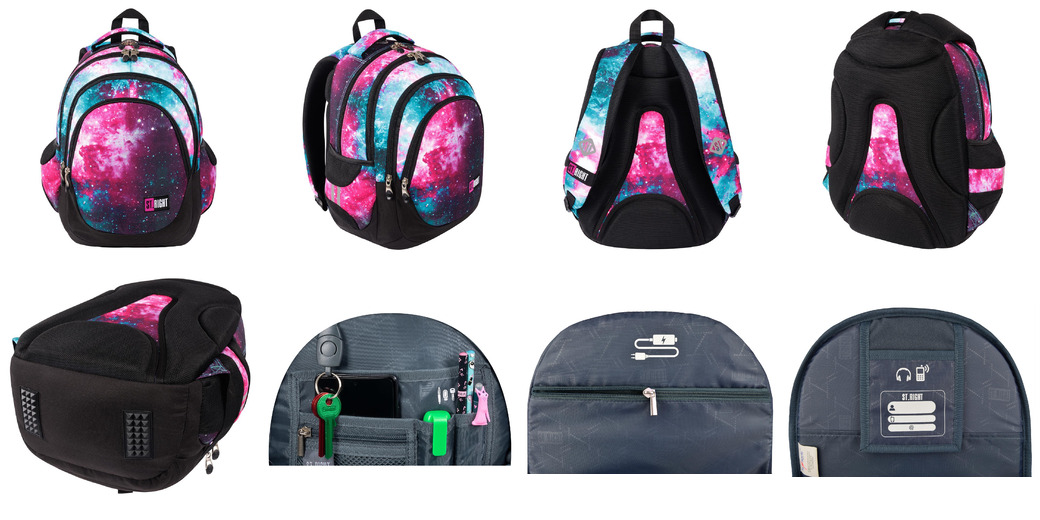 Plecak 4 komorowy 17" BP6 NEBULA Plecak 4 komorowy 17" BP6 NEBULA - obrazek 1