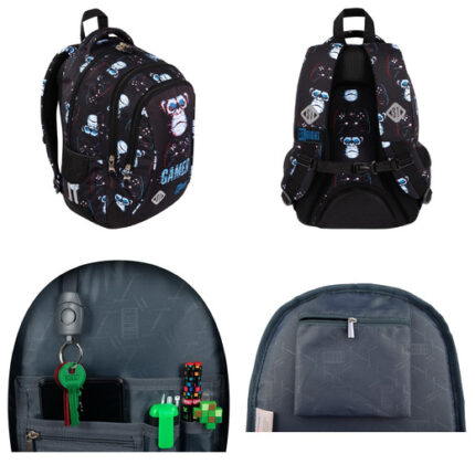 Plecak 3 komorowy 15" BP26 BLUE GAMER