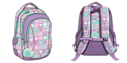 Plecak 3-komorowy 15'' BP26 CANDY HEARTS Plecak 3-komorowy 15'' BP26 CANDY HEARTS - obrazek 1