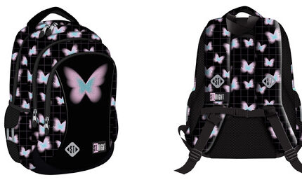 Plecak 3-komorowy 15'' BP26 PASTEL BUTTERFLY