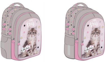 PLECAK SZKOLNY BPL-58 MY LITTLE FRIEND GREY CAT mkmn