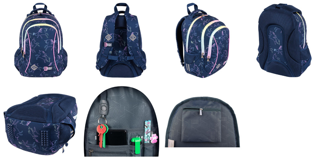 Plecak 3 komorowy 15" BP26 DREAM UNICORN Plecak 3 komorowy 15" BP26 DREAM UNICORN - obrazek 1