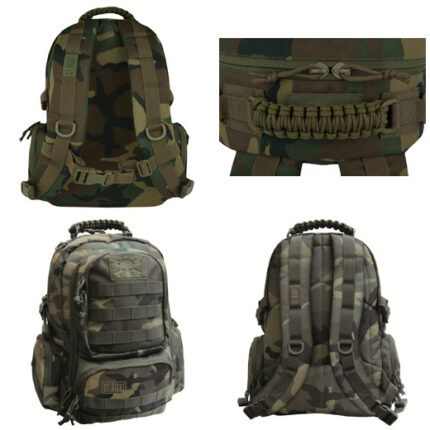 Plecak 4-komorowy BP36 MILITARY WOODLAND COMO