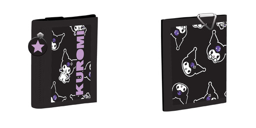Portfelik KUROMI BLACK Portfelik KUROMI BLACK - obrazek 1