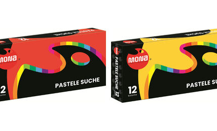 Pastele suche 12 kolorów MONA