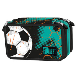 Piórnik szkolny potrójny z wyposażeniem PC5 TURBO KICK Piórnik szkolny potrójny z wyposażeniem PC5 TURBO KICK - obrazek 1