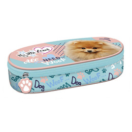 PIÓRNIK SASZETKA USZTYWNIONA Z WEWNĘTRZNĄ KLAPKĄ PC-01 MY LITTLE FRIEND FLUFFY DOG mkmn PIÓRNIK SASZETKA USZTYWNIONA Z WEWNĘTRZNĄ KLAPKĄ PC-01 MY LITTLE FRIEND FLUFFY DOG mkmn - obrazek 1