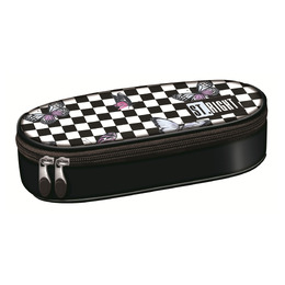 Piórnik saszetka usztywniona z wewnętrzną klapką PC1 CHESSBOARD BUTTERFLIES Piórnik saszetka usztywniona z wewnętrzną klapką PC1 CHESSBOARD BUTTERFLIES - obrazek 1