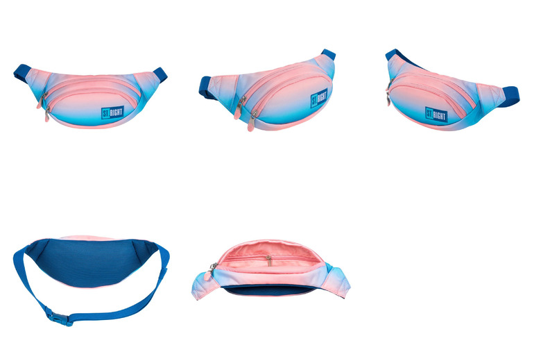 SASZETKA NA PASEK NERKA STRIGHT WB-02 LIGHT OMBRE/OMBRE mkmk SASZETKA NA PASEK NERKA STRIGHT WB-02 LIGHT OMBRE/OMBRE mkmk - obrazek 1