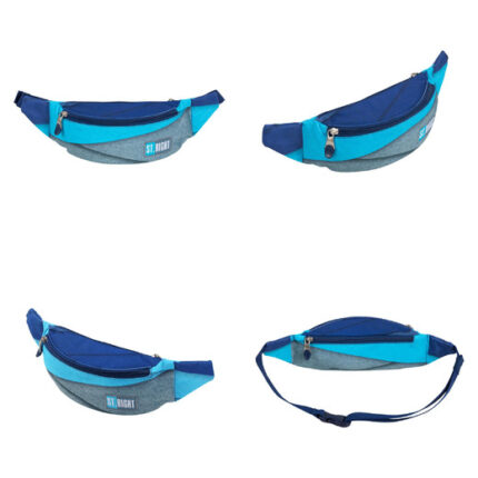 SASZETKA NA PASEK NERKA STRIGHT WB-01 MELANGE STRIPES/MELANŻOWE PASKI mkmk