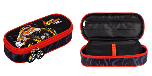 Piórnik saszetka usztywniona z wewnętrzną klapką PCL1 HOT WHEELS Piórnik saszetka usztywniona z wewnętrzną klapką PCL1 HOT WHEELS - obrazek 1