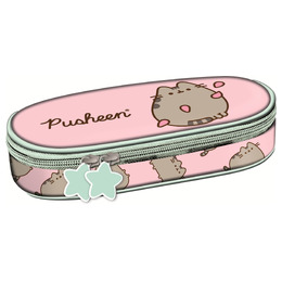 Piórnik saszetka usztywniona z wewnętrzną klapką PUSHEEN PINK Piórnik saszetka usztywniona z wewnętrzną klapką PUSHEEN PINK - obrazek 1