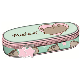 Piórnik saszetka usztywniona z wewnętrzną klapką PUSHEEN MINT Piórnik saszetka usztywniona z wewnętrzną klapką PUSHEEN MINT - obrazek 1