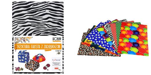 TEKTURA FALISTA 10 szt. Z ZADRUKIEM BAMBINO HOBBY TEKTURA FALISTA 10 szt. Z ZADRUKIEM BAMBINO HOBBY - obrazek 1