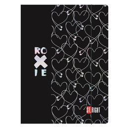 TECZKA Z GUMKĄ A4 EARPHONES BY ROXIE TECZKA Z GUMKĄ A4 EARPHONES BY ROXIE - obrazek 1