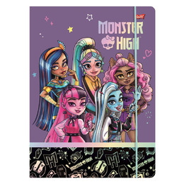 Teczka z gumką A4 300 g/m2 MONSTER HIGH Teczka z gumką A4 300 g/m2 MONSTER HIGH - obrazek 1