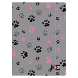 TECZKA Z GUMKĄ A4 STRIGHT PAWS mkmn - 300 g/m2 TECZKA Z GUMKĄ A4 STRIGHT PAWS mkmn - 300 g/m2 - obrazek 1