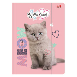 Teczka z gumką A4 300 g/m2 MY LITTLE FRIEND Teczka z gumką A4 300 g/m2 MY LITTLE FRIEND - obrazek 1