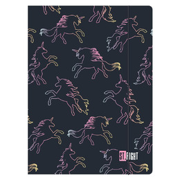 Teczka z gumką A4 300 g/m2 DREAM UNICORN Teczka z gumką A4 300 g/m2 DREAM UNICORN - obrazek 1