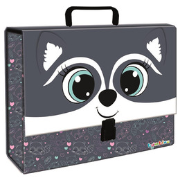 Teczka z rączką A4, XL 33 x 24,8 x 9 cm RACOON Teczka z rączką A4, XL 33 x 24,8 x 9 cm RACOON - obrazek 1