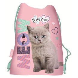 Worek na obuwie MY LITTLE FRIEND, FLUFFY KITTY Worek na obuwie MY LITTLE FRIEND, FLUFFY KITTY - obrazek 1