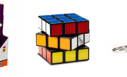 PROMO Kostka Rubika 3x3 oraz brelok. Zestaw Rubik's Classic 6064011 Spin Master