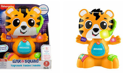 PROMO Fisher-Price Link Squad Tygrysek Taniec i nauka HYL33 MATTEL