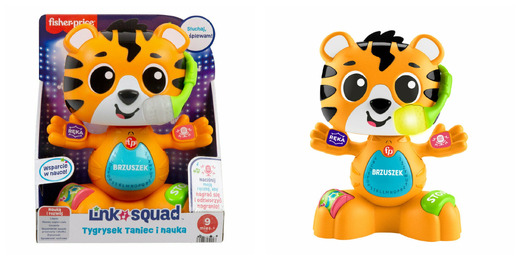 PROMO Fisher-Price Link Squad Tygrysek Taniec i nauka HYL33 MATTEL PROMO Fisher-Price Link Squad Tygrysek Taniec i nauka HYL33 MATTEL - obrazek 1