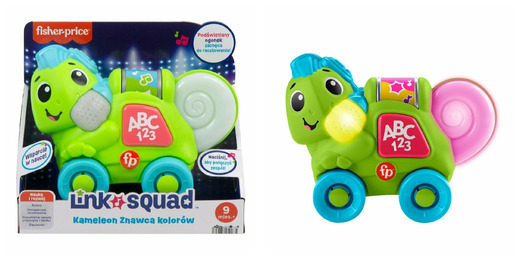 Fisher-Price Link Squad Kameleon Znawca kolorów HYL34 MATTEL Fisher-Price Link Squad Kameleon Znawca kolorów HYL34 MATTEL - obrazek 1