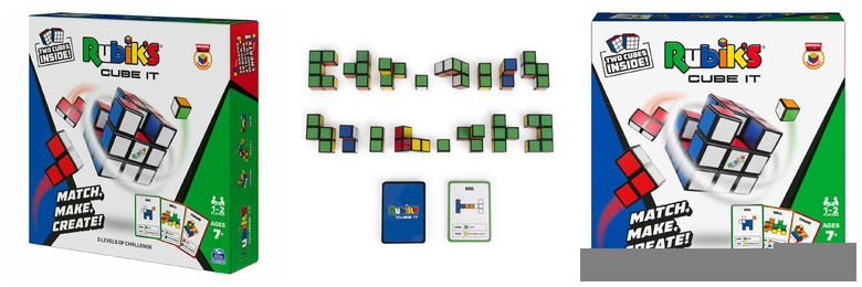 PROMO Kostka Rubika Cube It 2 kostki w środku układanie wzorów o różnych kształtach p6 6063268 Spin Master PROMO Kostka Rubika Cube It 2 kostki w środku układanie wzorów o różnych kształtach p6 6063268 Spin Master - obrazek 1