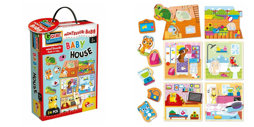 Montessori Baby Baby House LISCIANI 100613 Montessori Baby Baby House LISCIANI 100613 - obrazek 1