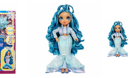 MGA Rainbow High Winter Wonderland Lalka Skyler (Blue) 120834