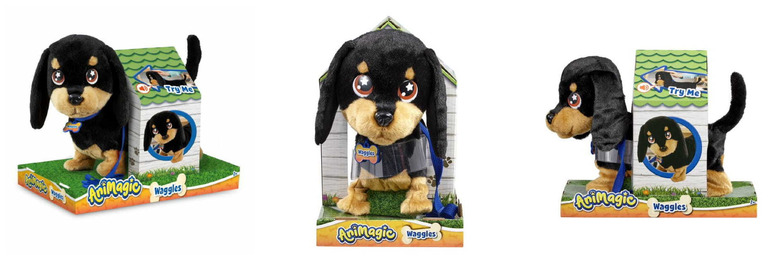 GOLIATH AniMagic Waggles Interaktywny Pies the Sausage Dog 919091 GOLIATH AniMagic Waggles Interaktywny Pies the Sausage Dog 919091 - obrazek 1